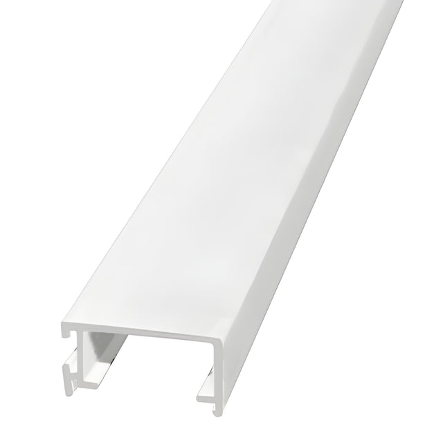 CRL-U.S. Aluminum White KYNAR® Paint Door Stop for CW207 - 24'-2"