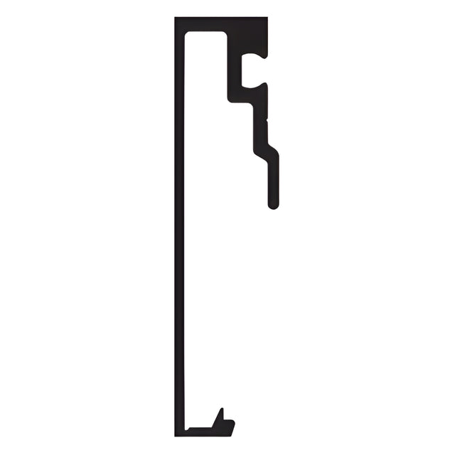 CRL-U.S. Aluminum White KYNAR® Paint Face Cap for 6" Structural Silicone Glaze Horizontal - 24'-2"