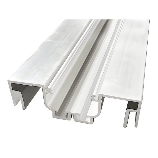 CRL-U.S. Aluminum White KYNAR® Paint Female Expansion Mullion, Dual Thermally Improved - 24'-3"