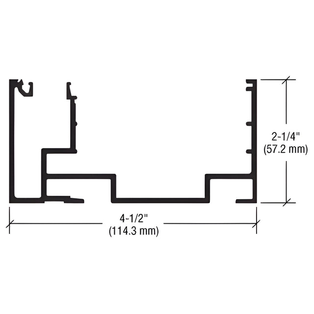 CRL-U.S. Aluminum White KYNAR® Paint Header/Sill - 24'-2"