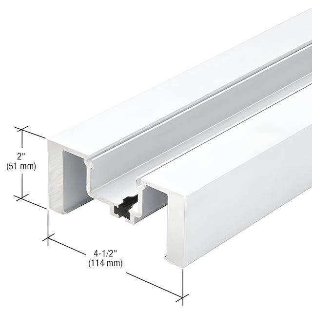 CRL-U.S. Aluminum White KYNAR® Paint Heavy-Duty Vertical Mullion, Thermally Improved - 14'-6"