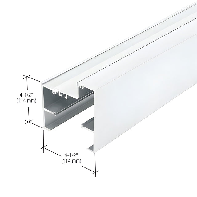 CRL-U.S. Aluminum White KYNAR® Paint Horizontal/Sill - 24'-2"