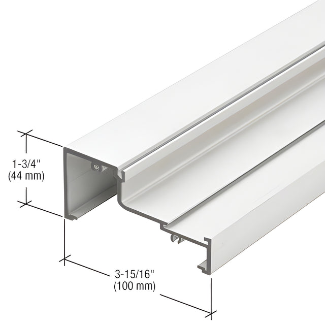 CRL-U.S. Aluminum White KYNAR® Paint Horizontal/Sill - 24'-2"