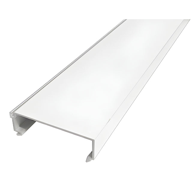 CRL-U.S. Aluminum White KYNAR® Paint Interior Glass Stop - 24'-2"