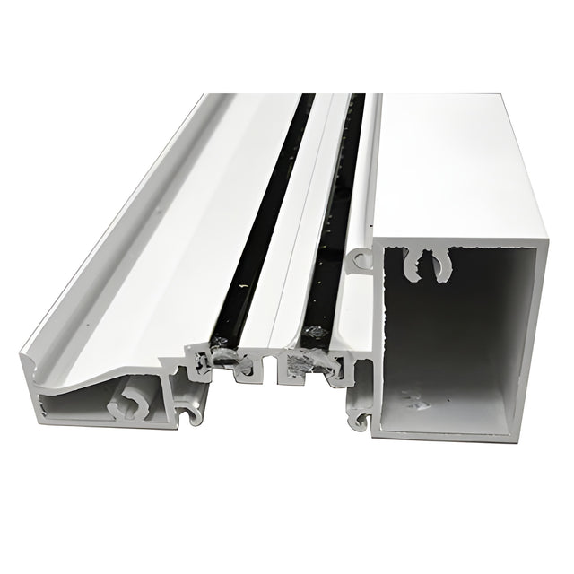 CRL-U.S. Aluminum White KYNAR® Paint Intermediate Horizontal, Dual Thermally Improved - 24'-3"