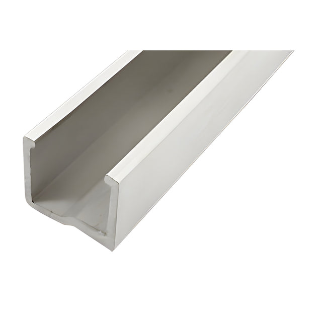 CRL-U.S. Aluminum White KYNAR® Paint Jamb Adaptor for 1/4" Spandrel - 24'-2"