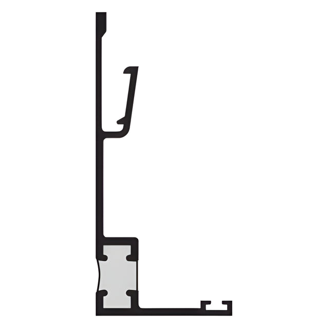 CRL-U.S. Aluminum White KYNAR® Paint Jamb Receptor - 24'-2"