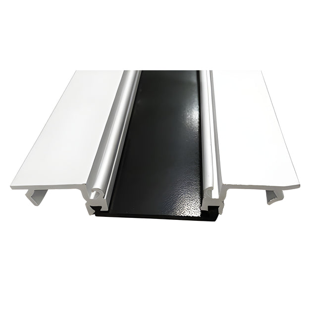 CRL-U.S. Aluminum White KYNAR® Paint Open Back Filler - 24'-3"