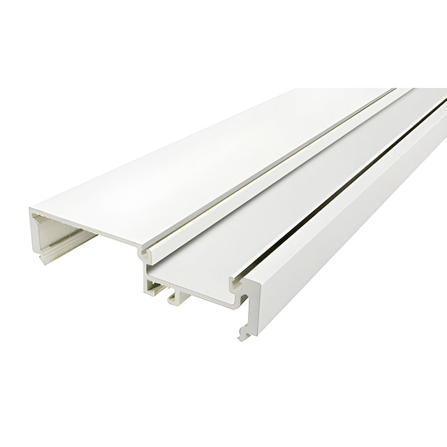 CRL-U.S. Aluminum White KYNAR® Paint Series FF451 Thermally Broken Female Intermediate Unitized Vertical, 24'-2"