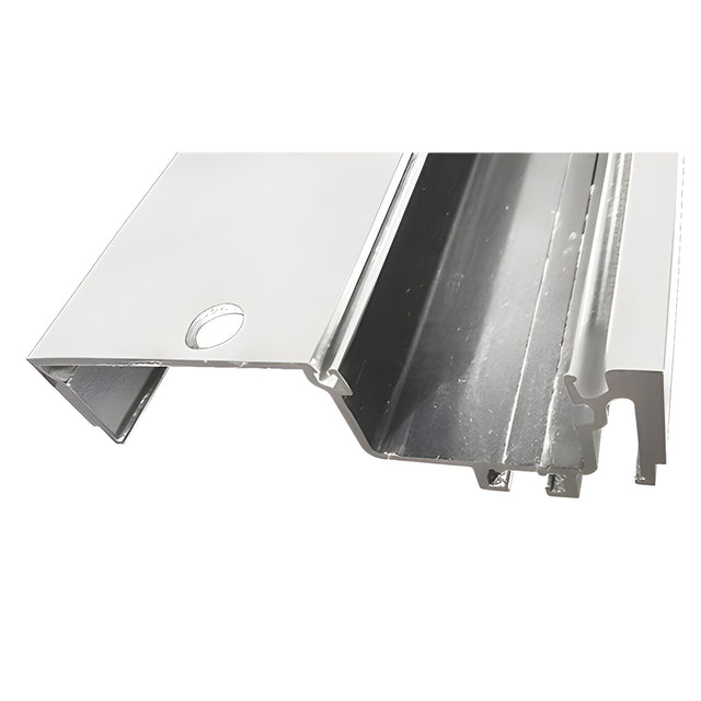 CRL-U.S. Aluminum White KYNAR® Paint Series FF451 Thermally Broken Male Intermediate Unitized Vertical, 24'-2"