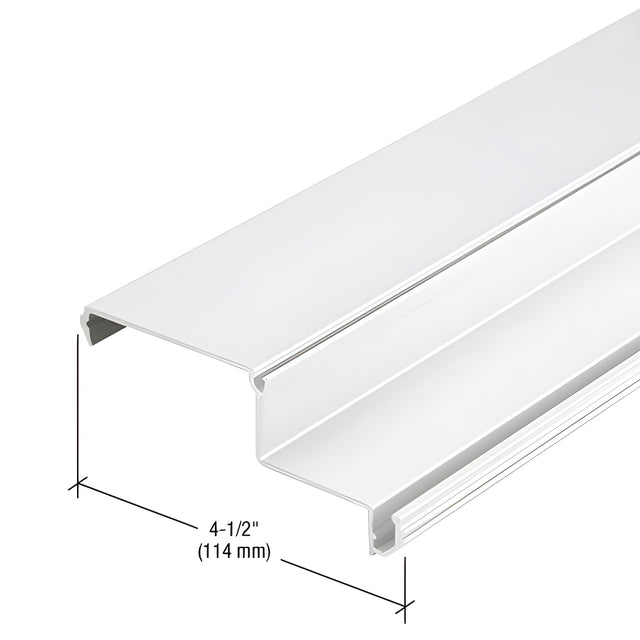 CRL-U.S. Aluminum White KYNAR® Paint Sill Insert for 1" Glazing - 24'-2"