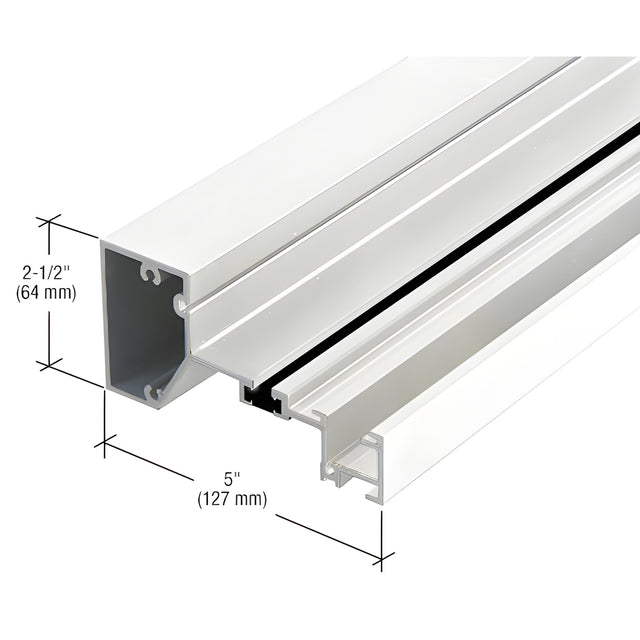 CRL-U.S. Aluminum White KYNAR® Paint Sill, Thermally Broken, 24'-2"