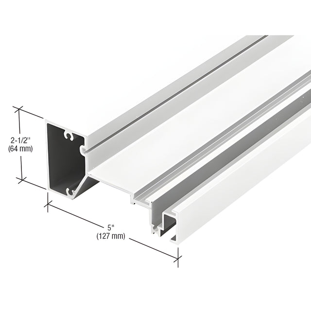 CRL-U.S. Aluminum White KYNAR® Paint Sill for 1-5/16" Glass - 24'-2"