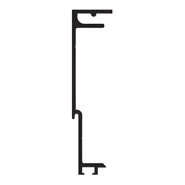 CRL-U.S. Aluminum White KYNAR® Paint Split Mullion, Female Section - 24'-2"