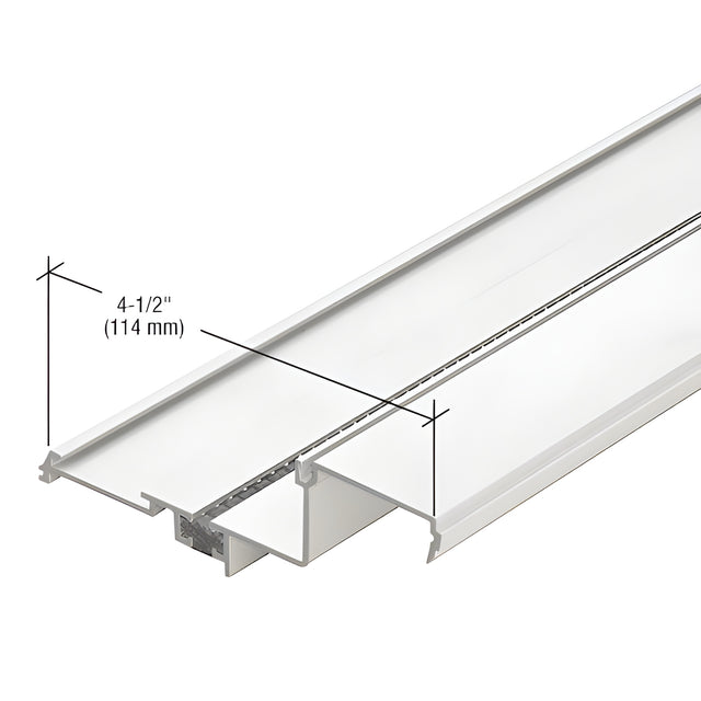 CRL-U.S. Aluminum White KYNAR® Paint Stacking Sill Insert, Thermally Improved - 24'-2"