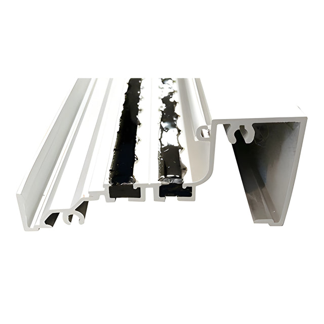 CRL-U.S. Aluminum White KYNAR® Paint Storefront Sill, Dual Thermally Improved - 24'-3"