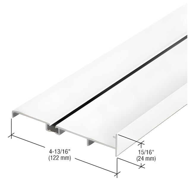 CRL-U.S. Aluminum White KYNAR® Paint Sub-Sill, Thermally Improved - 24'-2"