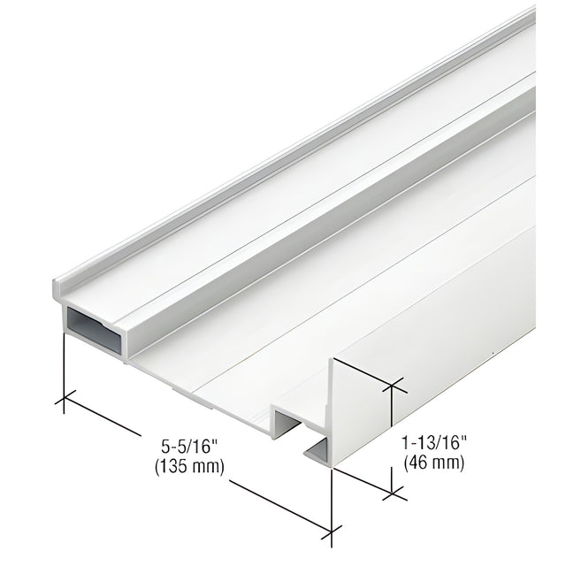 CRL-U.S. Aluminum White KYNAR® Paint Subsill - 24'-2"
