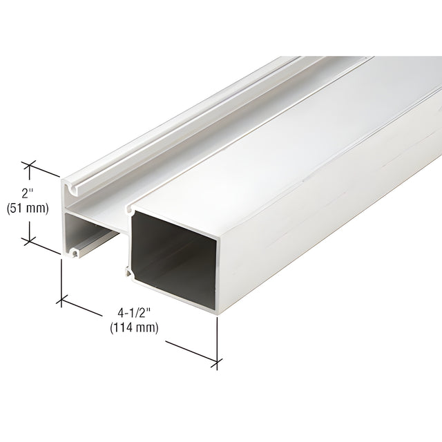 CRL-U.S. Aluminum White KYNAR® Paint Vertical Mullion - 24'-2"