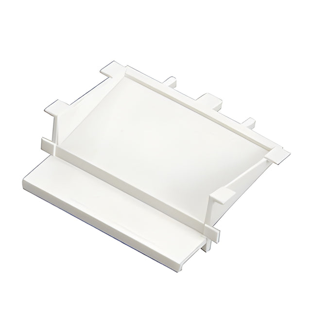 CRL-U.S. Aluminum White Water Diverter for Structural Glazed Horizontals - 50/Pk