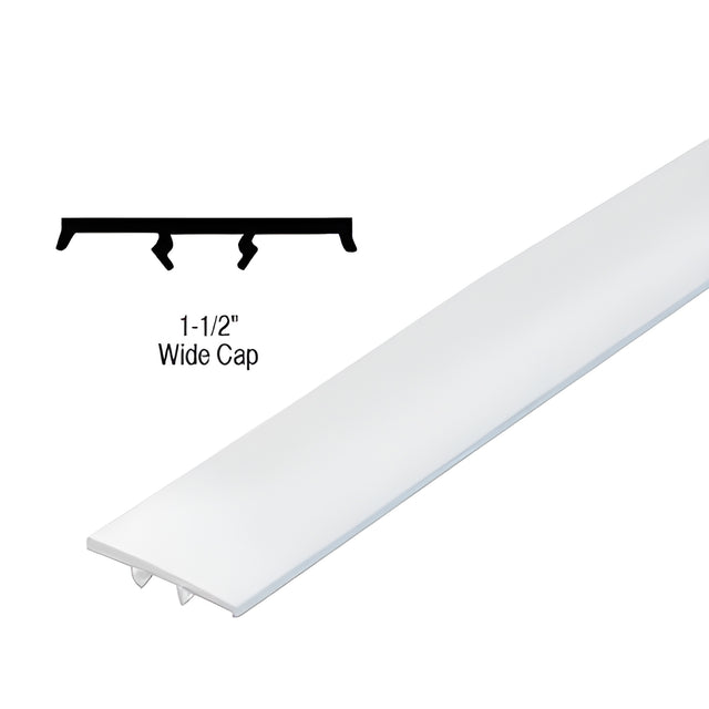CRL White 1-1/2" Screen Tight™ Wide Cap