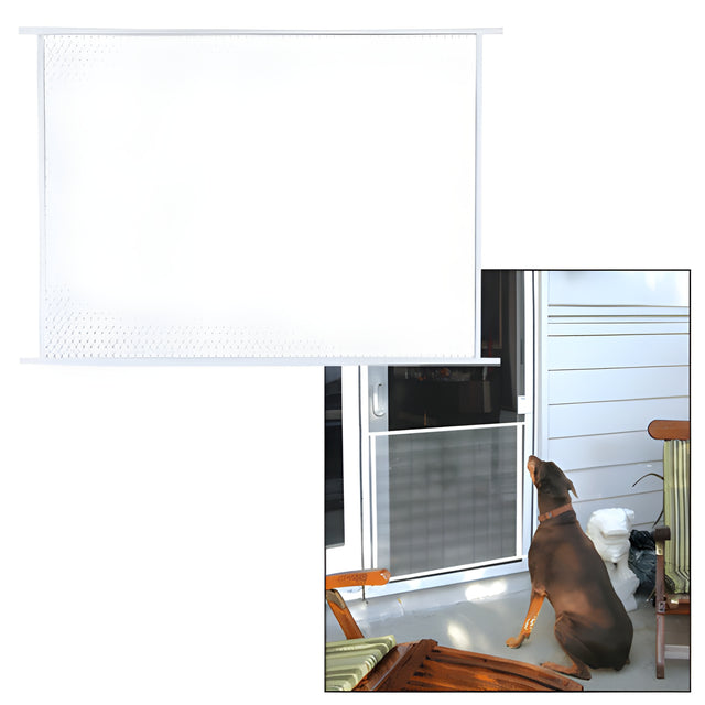 CRL White 48" Sliding Screen Door Grille