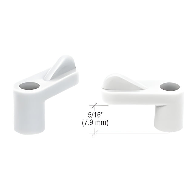 CRL White 5/16" Plastic Window Screen Clips - Bulk