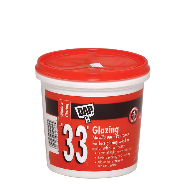 CRL White DAP® '33'® Glazing Compound - Quart