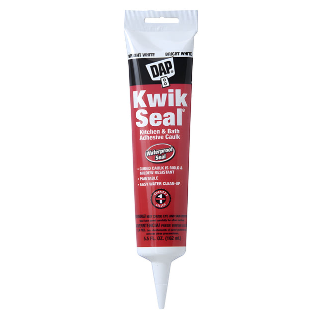 CRL White DAP® Kwik-Seal Kitchen and Bath Adhesive Caulk