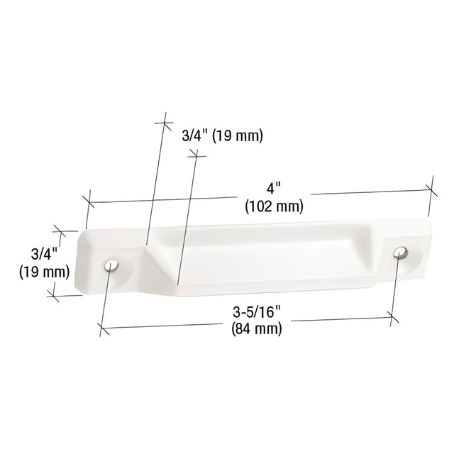 CRL White Deluxe Window Sash Lift