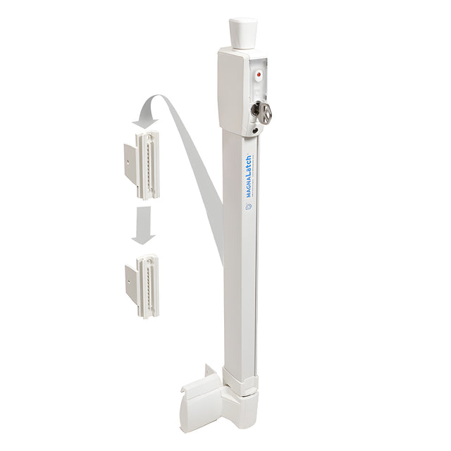 CRL White Magna-Latch® Child Safe Lock