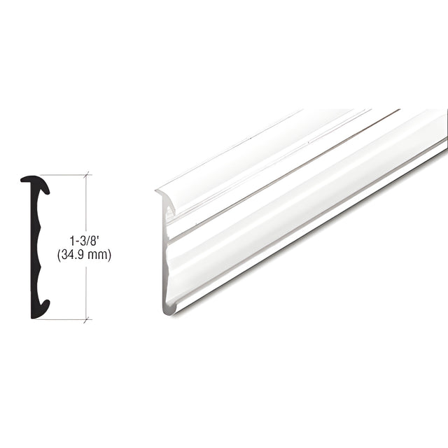 CRL White Price Tag Molding Extrusion