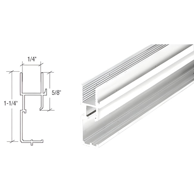 CRL White Standard Style Triple Track Bottom Frame