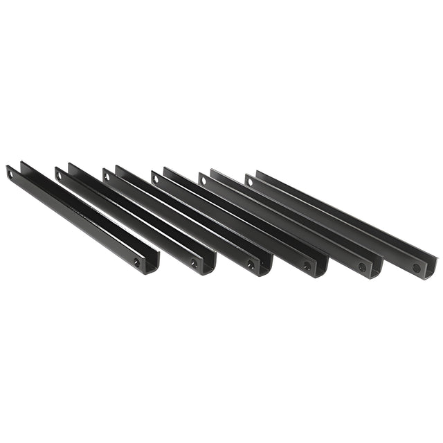 CRL Zinc Plated 1/4" HR Steel Stanchion 18" Long