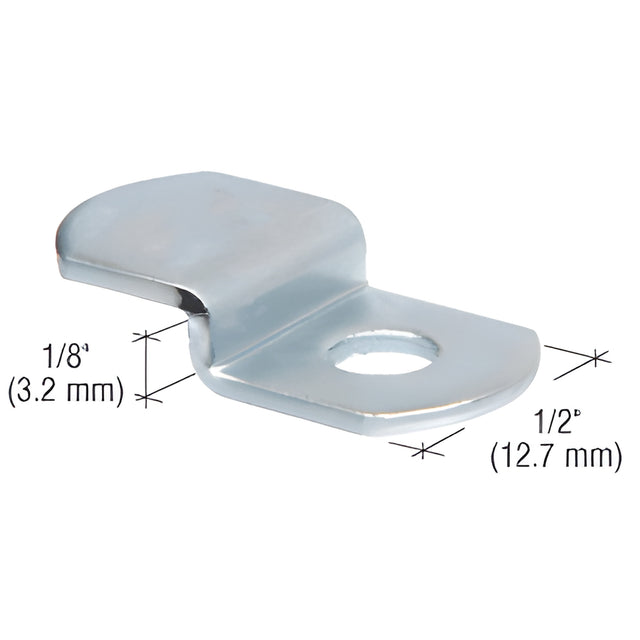 CRL Zinc Plated Offset Mirror Clip for 1/8" Glass