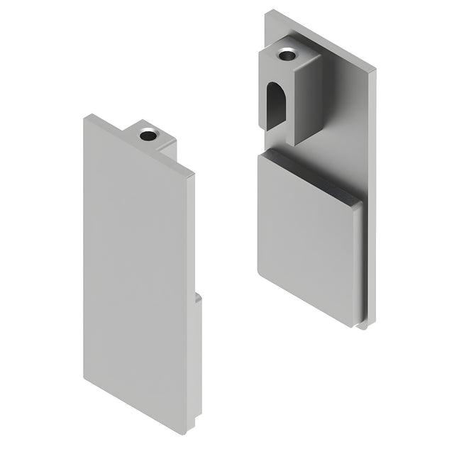 CRL51 Satin Anodized Wall Mount Kit End Cap