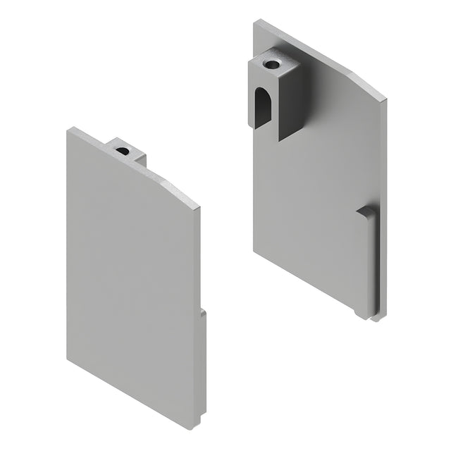 CRL511 Satin Anodized Wall Mount Kit End Cap