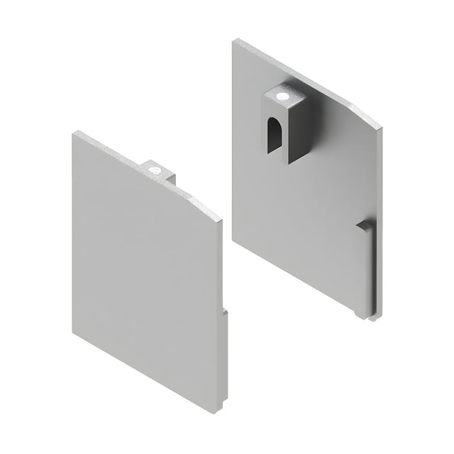 CRL512 Satin Anodized Wall Mount Kit End Cap