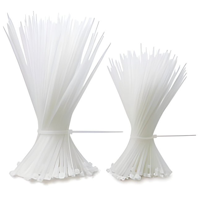 Cable Ties, 9", 250 Lbs Tensile Strength, Natural Colour – 100/Bag