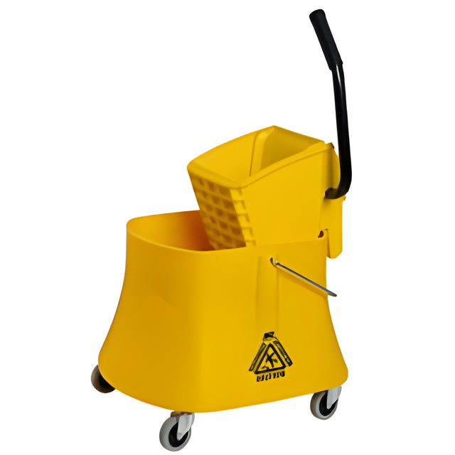Champ Mop Bucket with Side Press Wringer, Yellow, 40 Quart