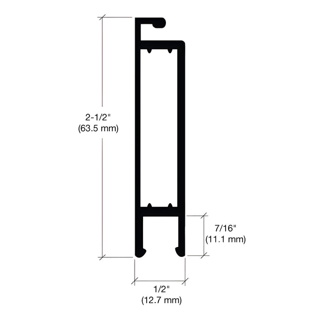 CRL Champion Series White Powder Coated 50" x 82" Heavy-Duty Extruded K.D. Sliding Screen Door Kit - 2-1/2" Frame