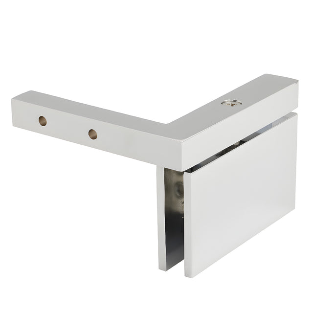 CRL Chrome Cardiff Senior Wall Mount Offset Back Plate Hinge