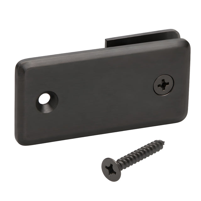 CRL Oil Rubbed Bronze 'Y' Inline Beveled Glass Clamp