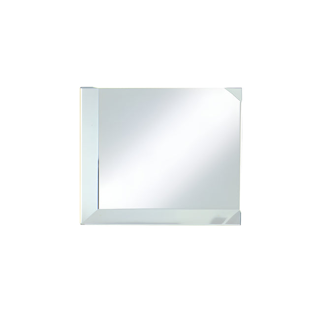 CRL Clear Mirror Glass 2" Square Beveled on 2 Sides