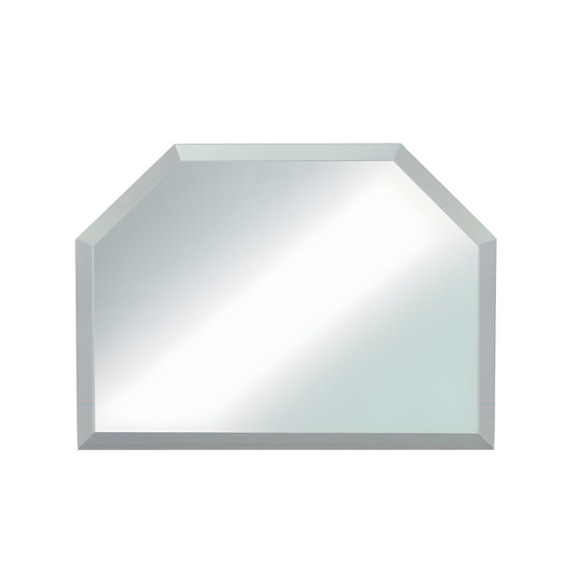 CRL Clear Mirror Glass 3" T-Connector Beveled on All 6 Sides