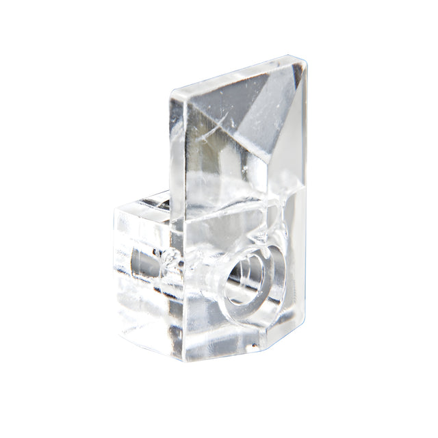 CRL 1/4" Square Beveled Clear Plastic Mirror Clip