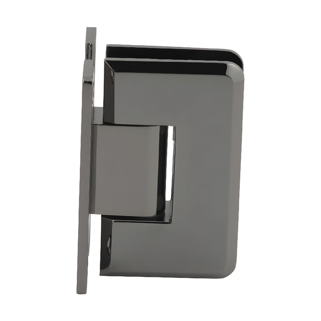 CRL Gun Metal Cologne 037 Series Wall Mount 'H' Back Plate Hinge