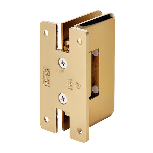 CRL French Gold Cologne 037 Series Wall Mount 'H' Back Plate Hinge
