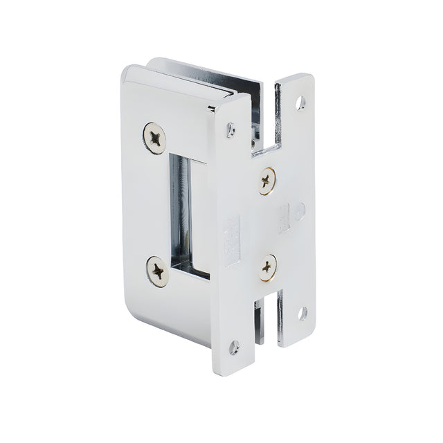 CRL Chrome Cologne Series Wall Mount 'H' Back Plate Positive Close Hinge