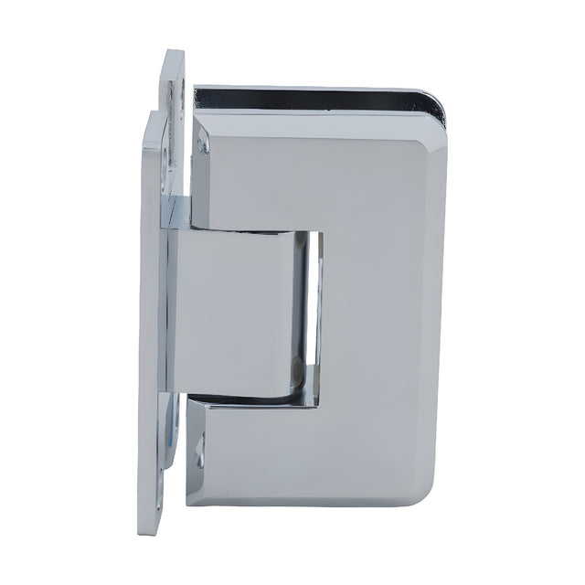 CRL Polished Chrome Cologne 537 Series 5 Degree Pre-Set Wall Mount 'H' Back Plate
